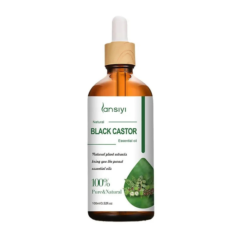 100% Pure Castor Oil For Hair Growth, Eyelashes And Eyebrows - Carrier Oil For Essential Oils, Aromatherapy And Massage